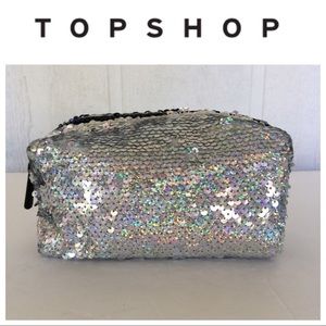 topshop glitter bag